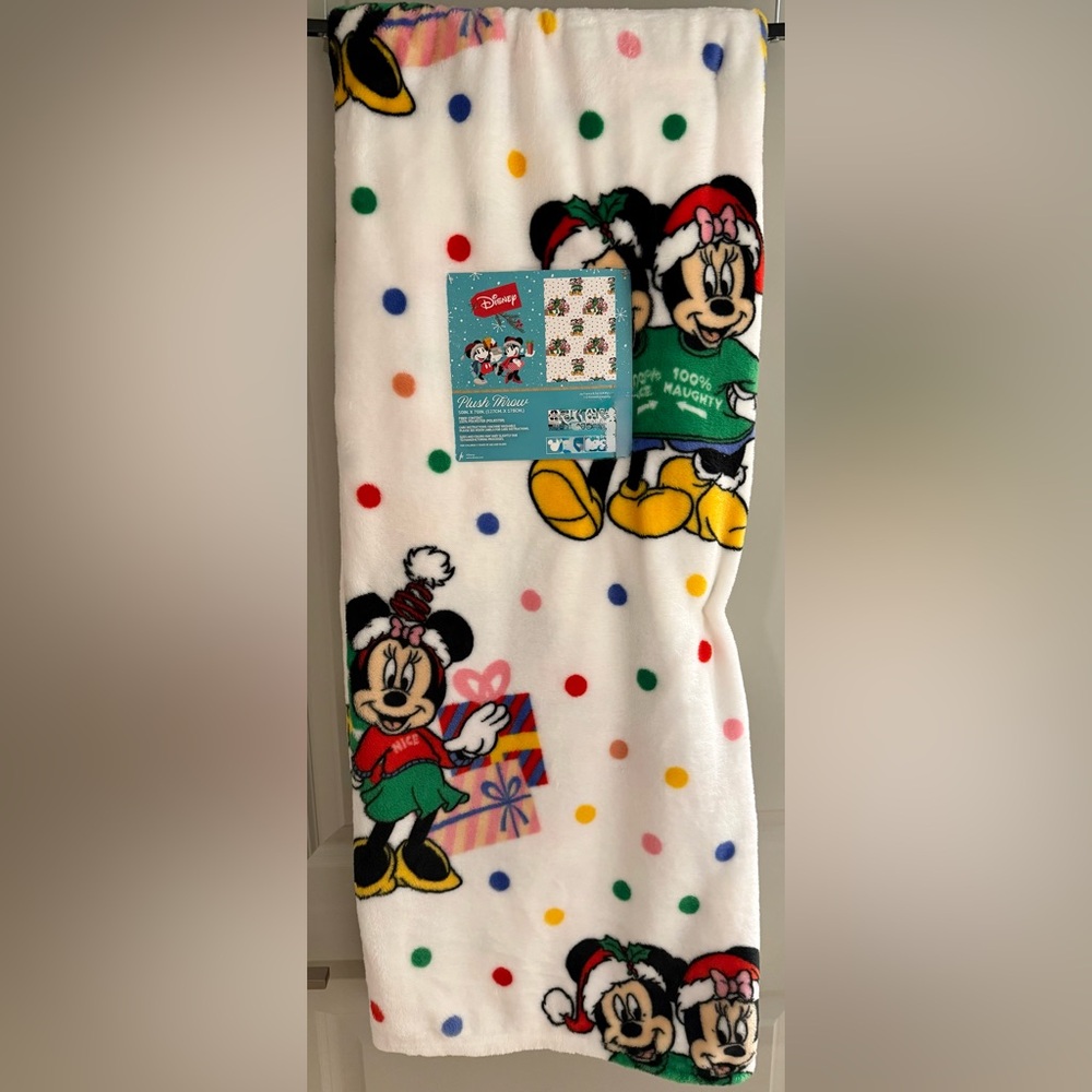 Disney Mickey & Minnie Christmas Blanket🎄